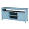 International Concepts Entertainment / TV Stand with 2 Doors, Ocean Blue, Antique Rubbed TV32-51 - alternate 1